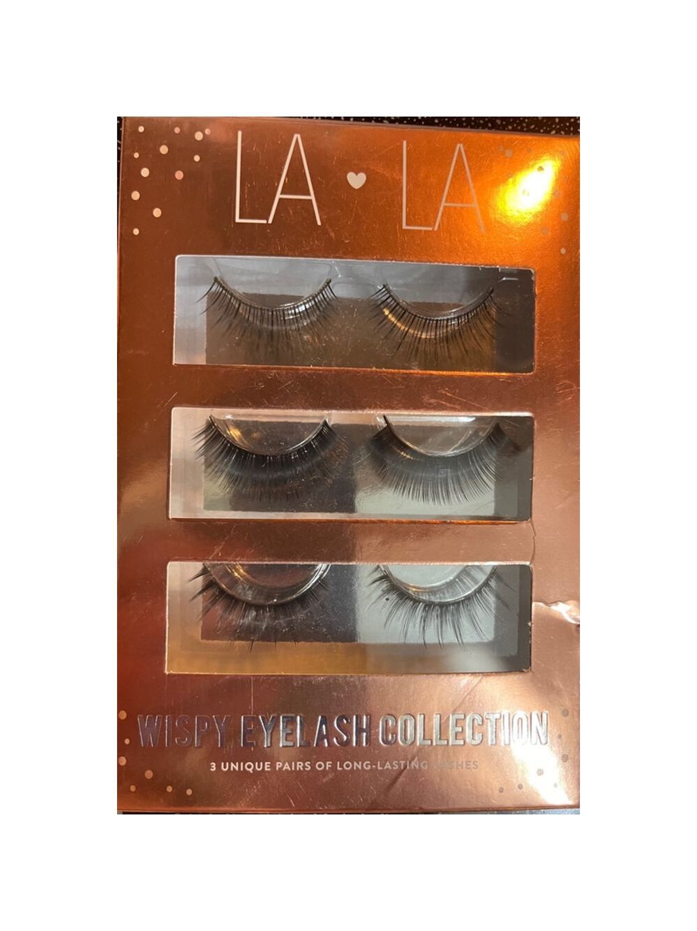 Women's LA LA Eyelashes One Size Black